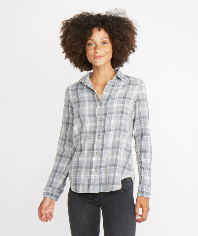 Meadow Button Down in Grey – Marine Layer