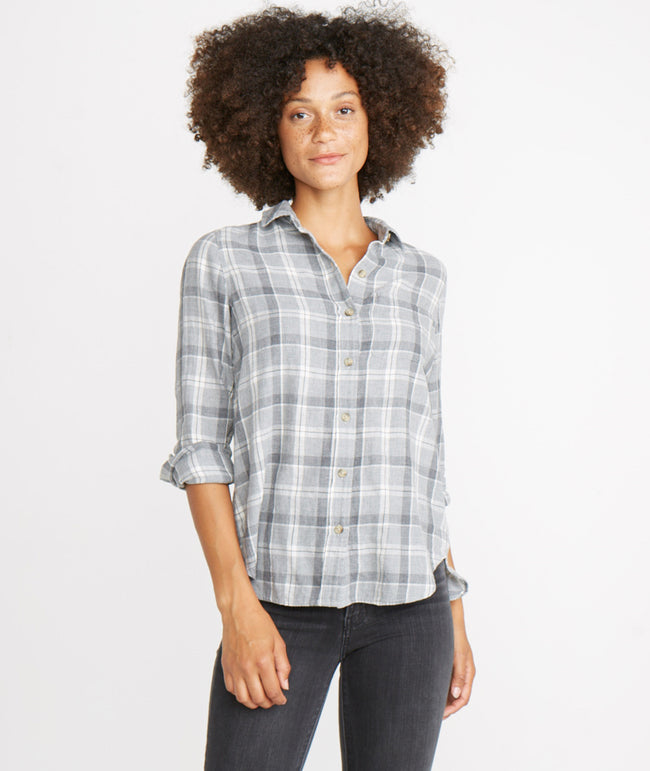 Meadow Button Down in Grey – Marine Layer