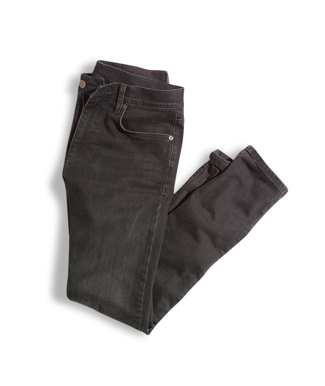 mens faded black slim jeans