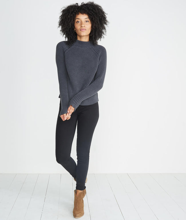 Vera Mock Neck Sweater – Marine Layer