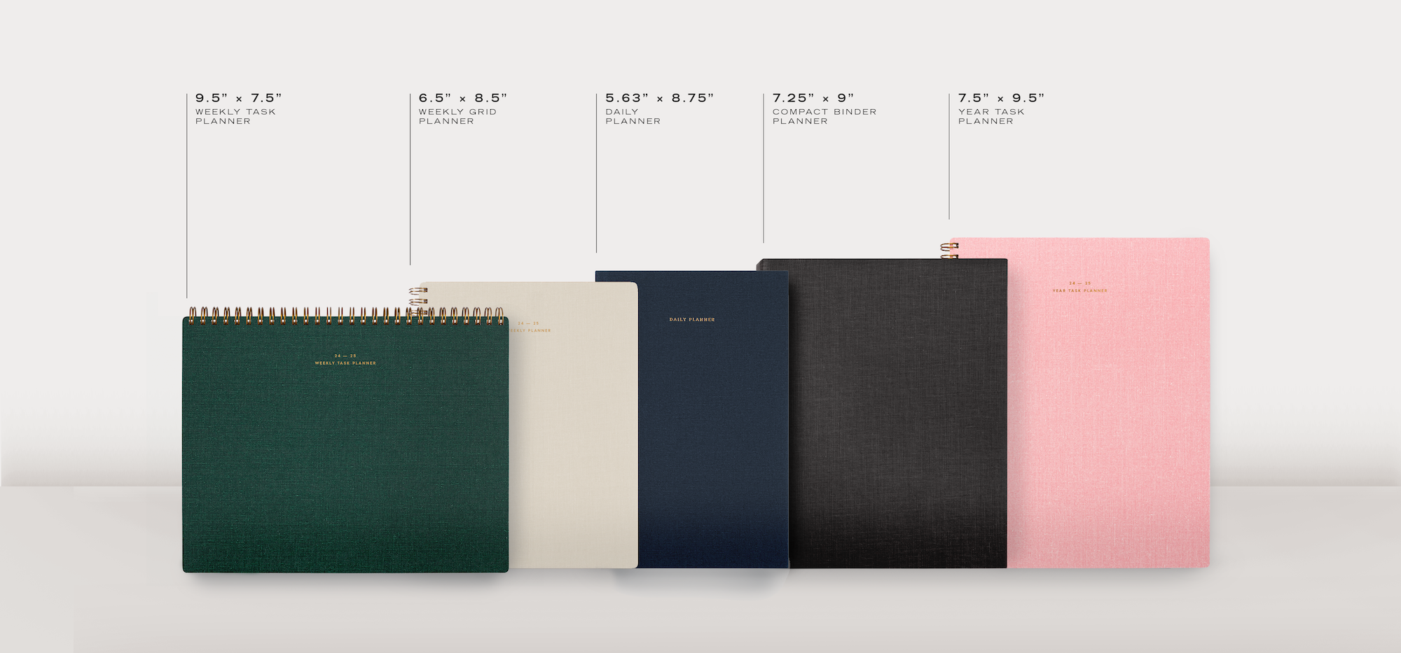 24-25 Planner Size Comparison