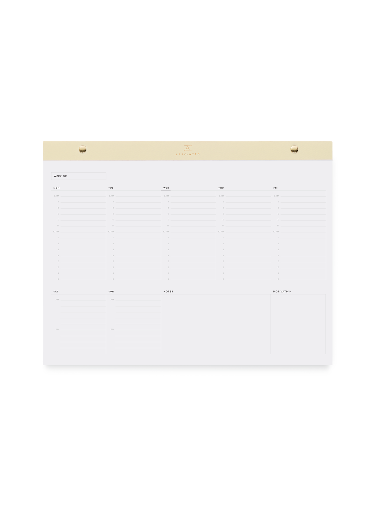 Daily Desktop Planner