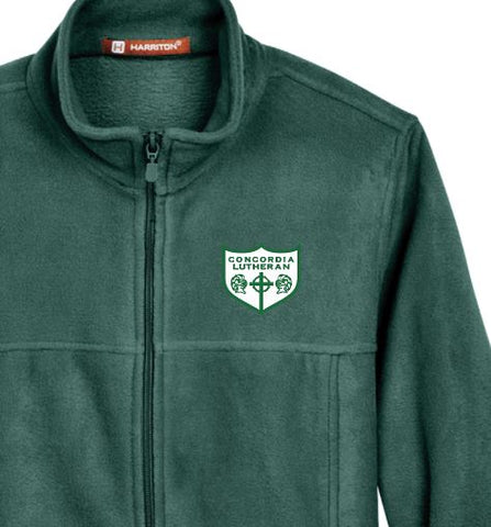 hunter green fleece jacket