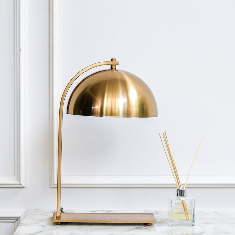 bankers lamp gold