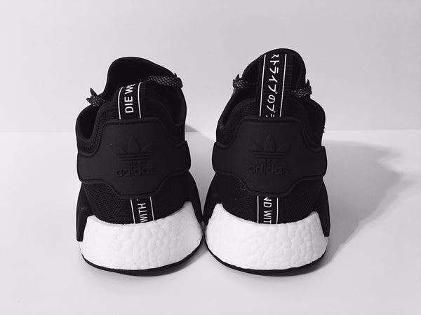 adidas nmd black 3m