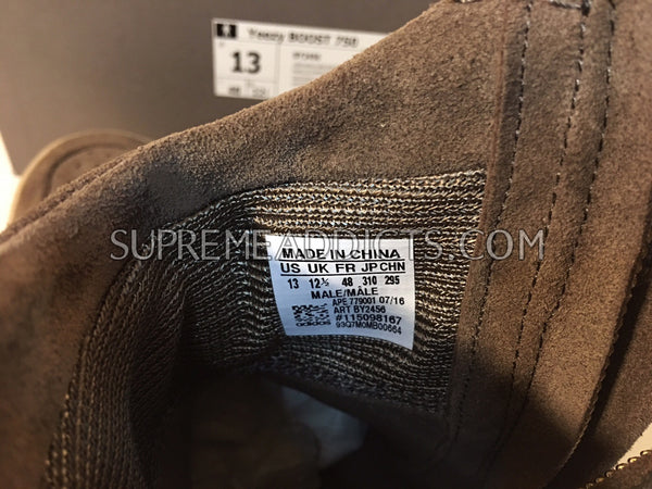 yeezy 750 chocolate sizing