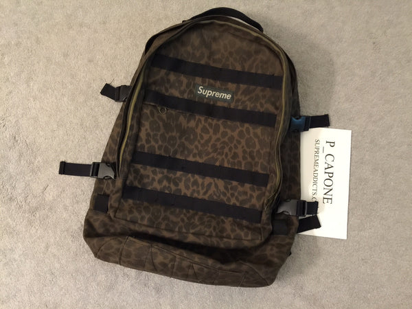 Supreme Leopard 16th Backpack - Vintage – SUPREME ADDICTS