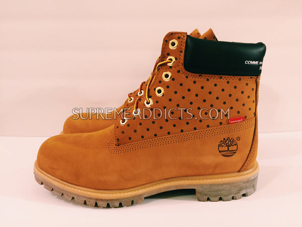 supreme cdg timbs