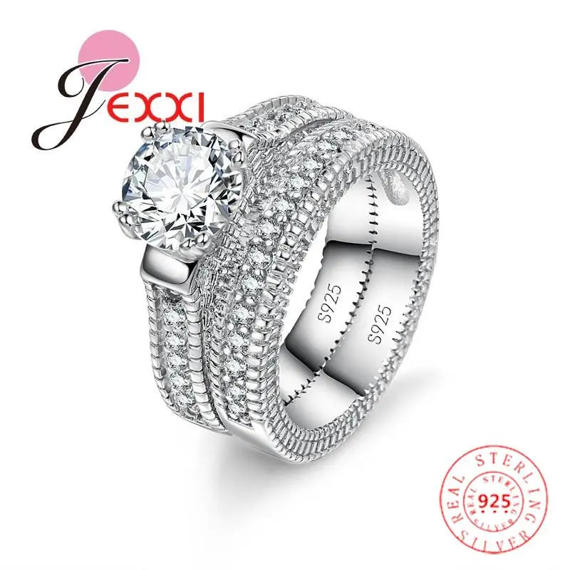 Silver Ring Set 2 PCS