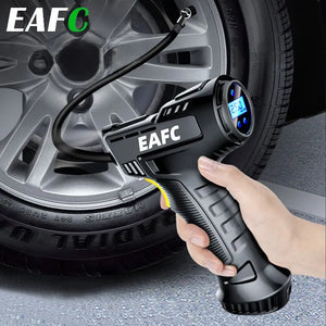 120W Handheld Air Compressor Wireless/Wired Inflatable Pump Portable Air Pump Tire Inflator Digital for Car Bicycle Balls - theadvantagecatcher - Ac Dc Air Compressor Tire Inflator