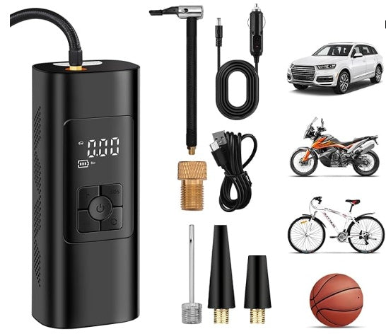 Car Inflator Wireless Portable Car Digital Display High Power Tire 12v Pumps