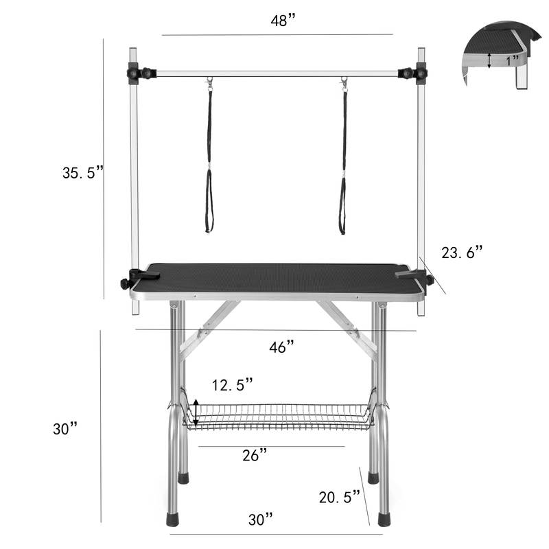 Paw Perfect Grooming Table - Adjustable & Portable