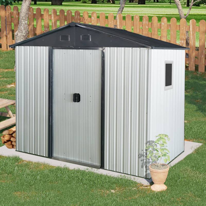 Stylish Outdoor Storage Shed with Window