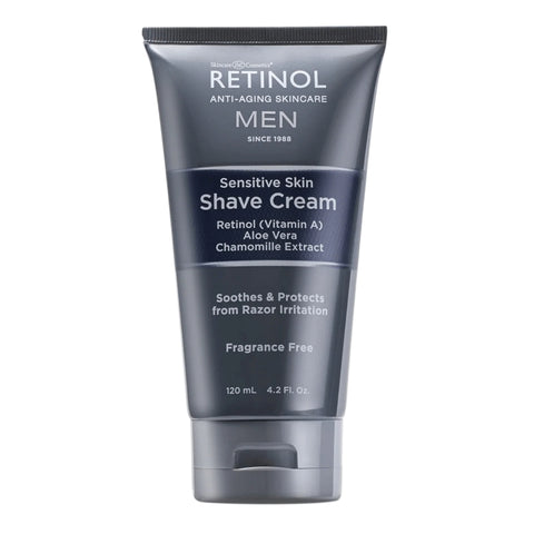 Natural Living Retinol Men Sensitive Skin Shave Cream 120ml