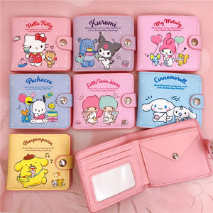 Kawaii Sanrio Folding Wallet - KAWAII LULU