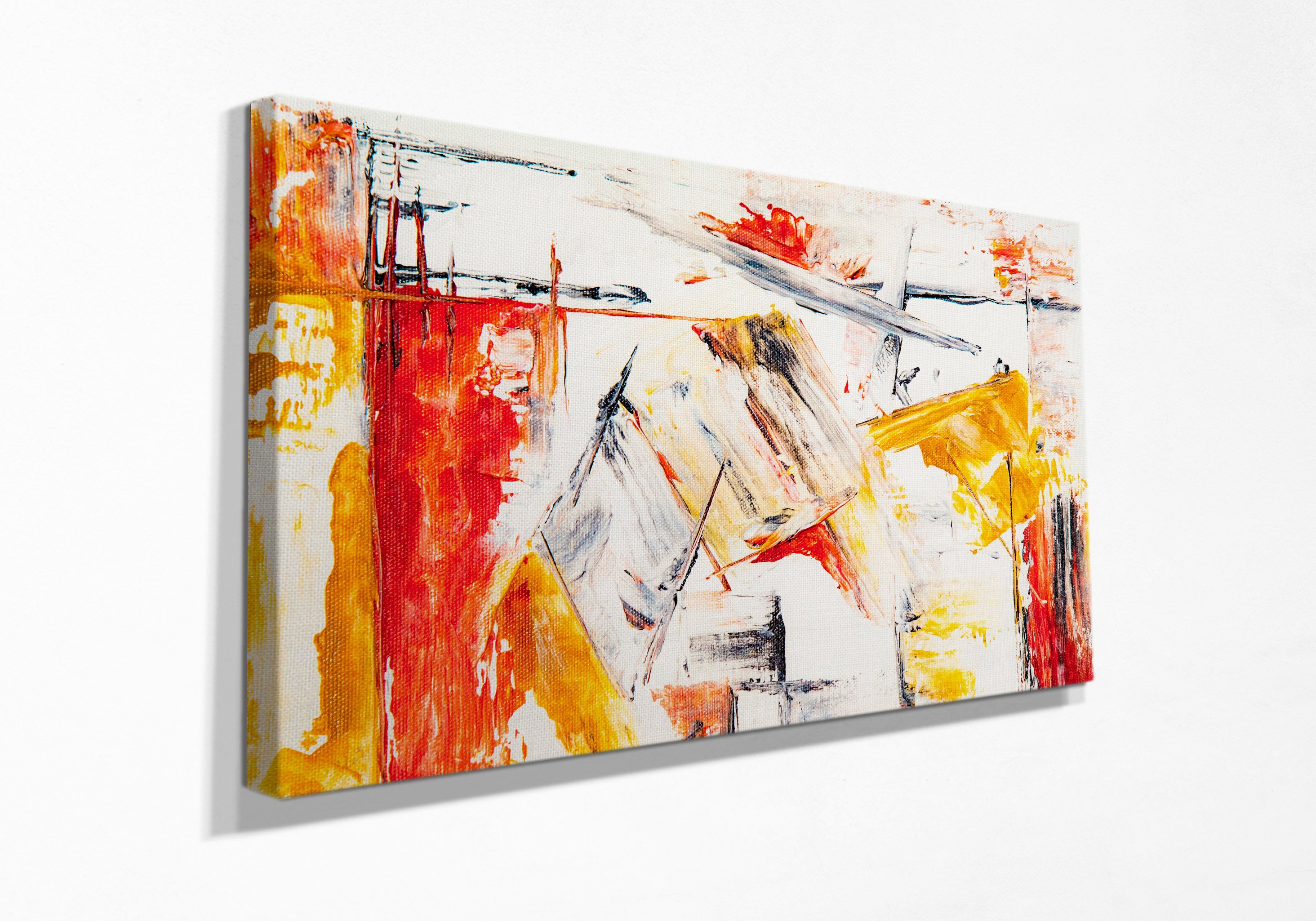 Colourful Abstract Art Canvas Print Wall Home Decoration