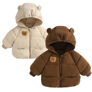 Cute Bear Winter Baby Coat - BabiesWuvUs