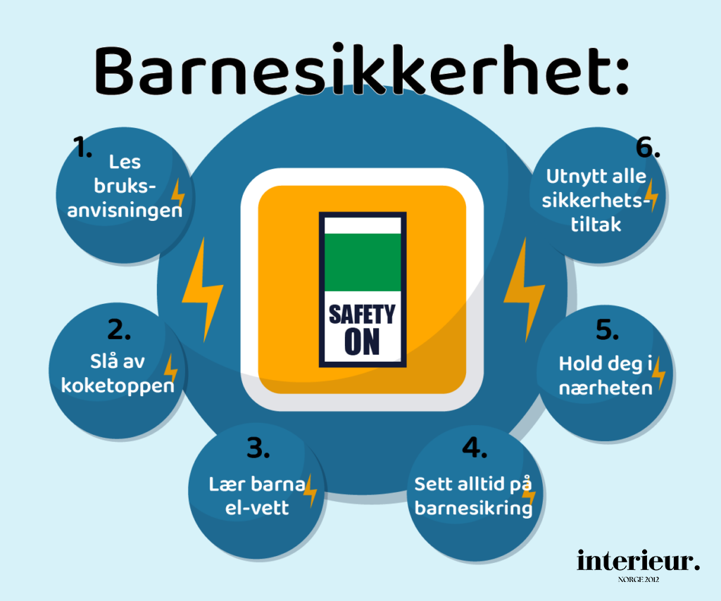 Barnesikring induksjonstopp