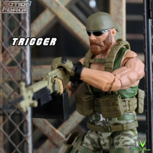 Trigger (Reissue) - Action Force Trigger 1/12 Scale Action Figure - Jay's Toys And Games