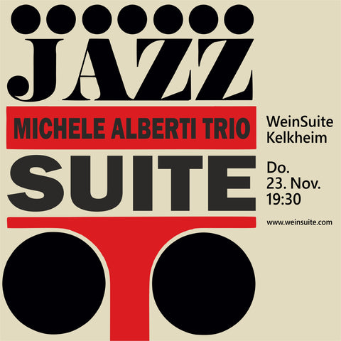 Das Michele Alberti Trio in der WeinSuite