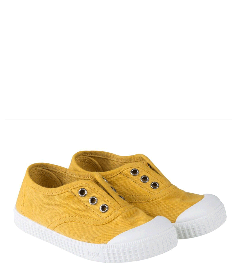 Igor Canvas Shoes in Mustard – Niddle Noddle