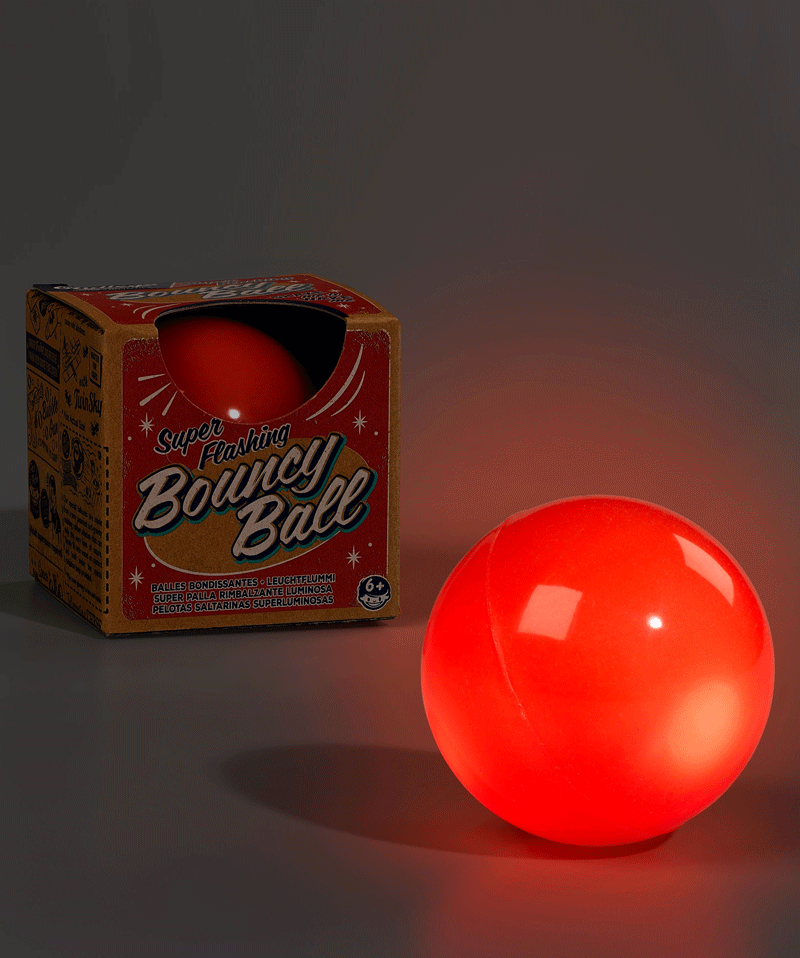 flashing bouncy ball