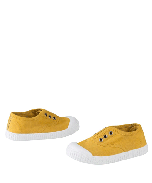 Igor Canvas Shoes in Mustard – Niddle Noddle