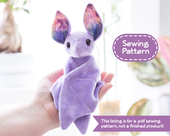 Fox and Cat Stuffed Animal Sewing Pattern - Digital Download