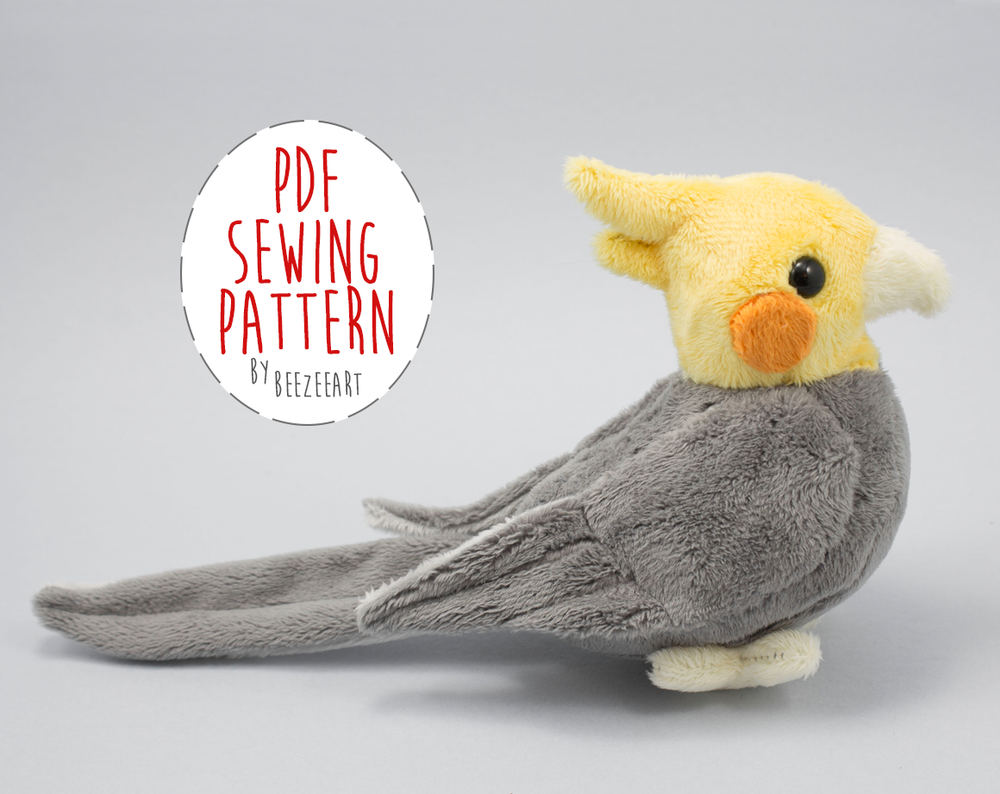 crow plush pattern