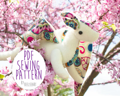 Fox and Cat Stuffed Animal Sewing Pattern - Digital Download