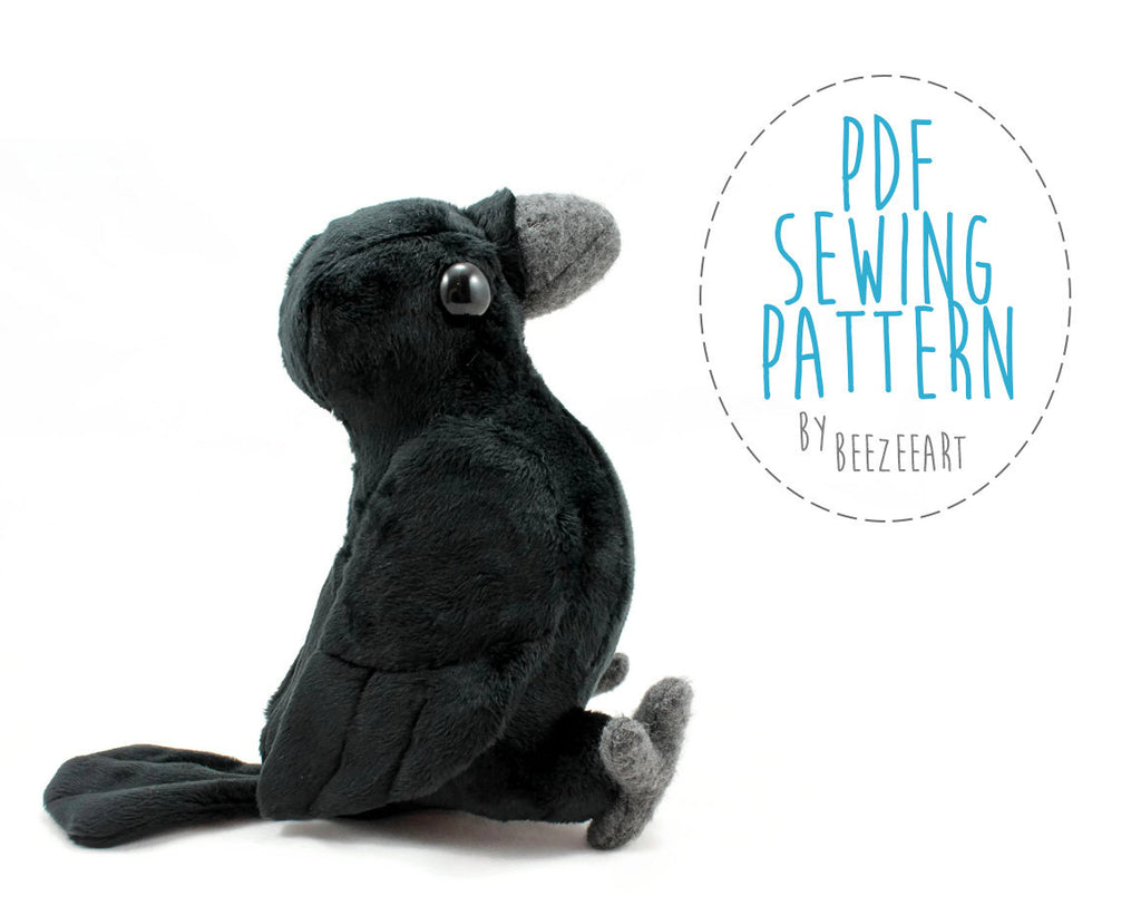 Narwhal Stuffed Animal Sewing Pattern - Digital Download