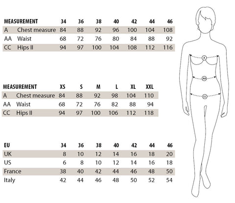 Size guide - NÜ – NÜ Denmark Int.