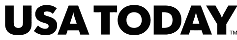 'USA TODAY logo in black text with trademark symbol.'