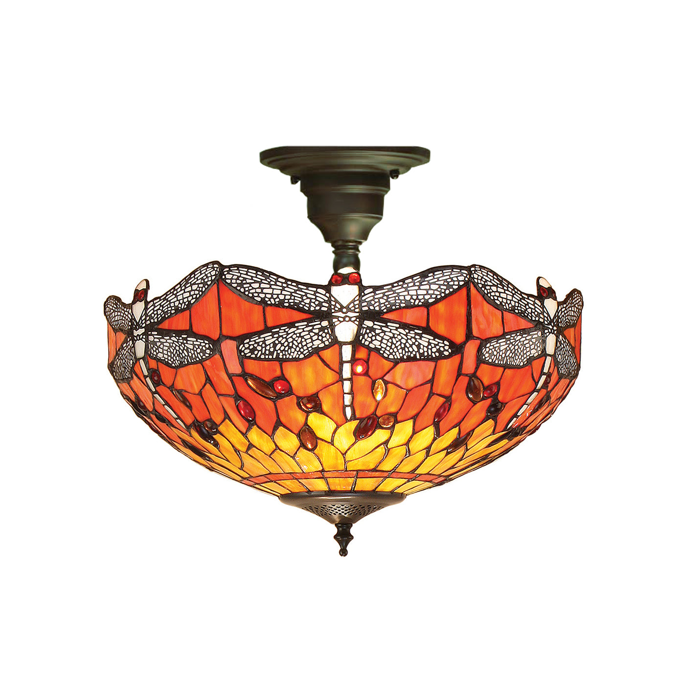 flame dragonfly tiffany lighting page