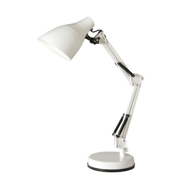 Buy Oaks Lighting Draven White Desk Lamp - Tiffany Lighting