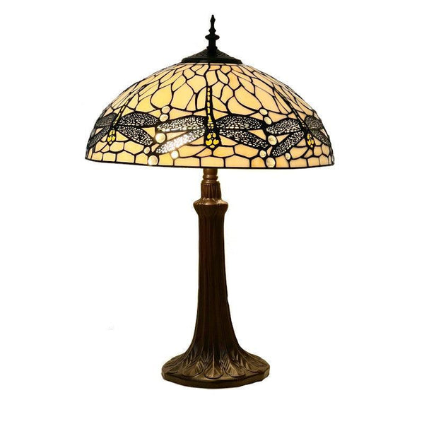 tiffany style stained glass table lamp