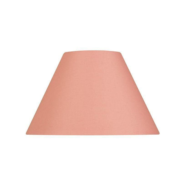 peach coloured lampshades