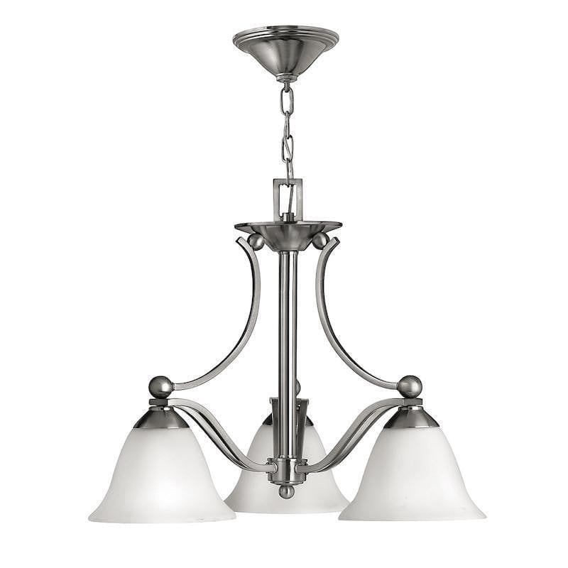 Elstead Hk Bolla3 Hinkley Bolla Brushed Nickel Finish 3 Light