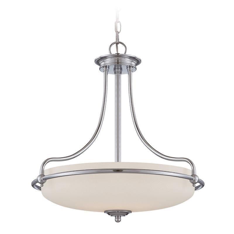 Quoizel Griffin Polished Chrome Finish 4 Light Pendant Ceiling Light Qz Griffin P C