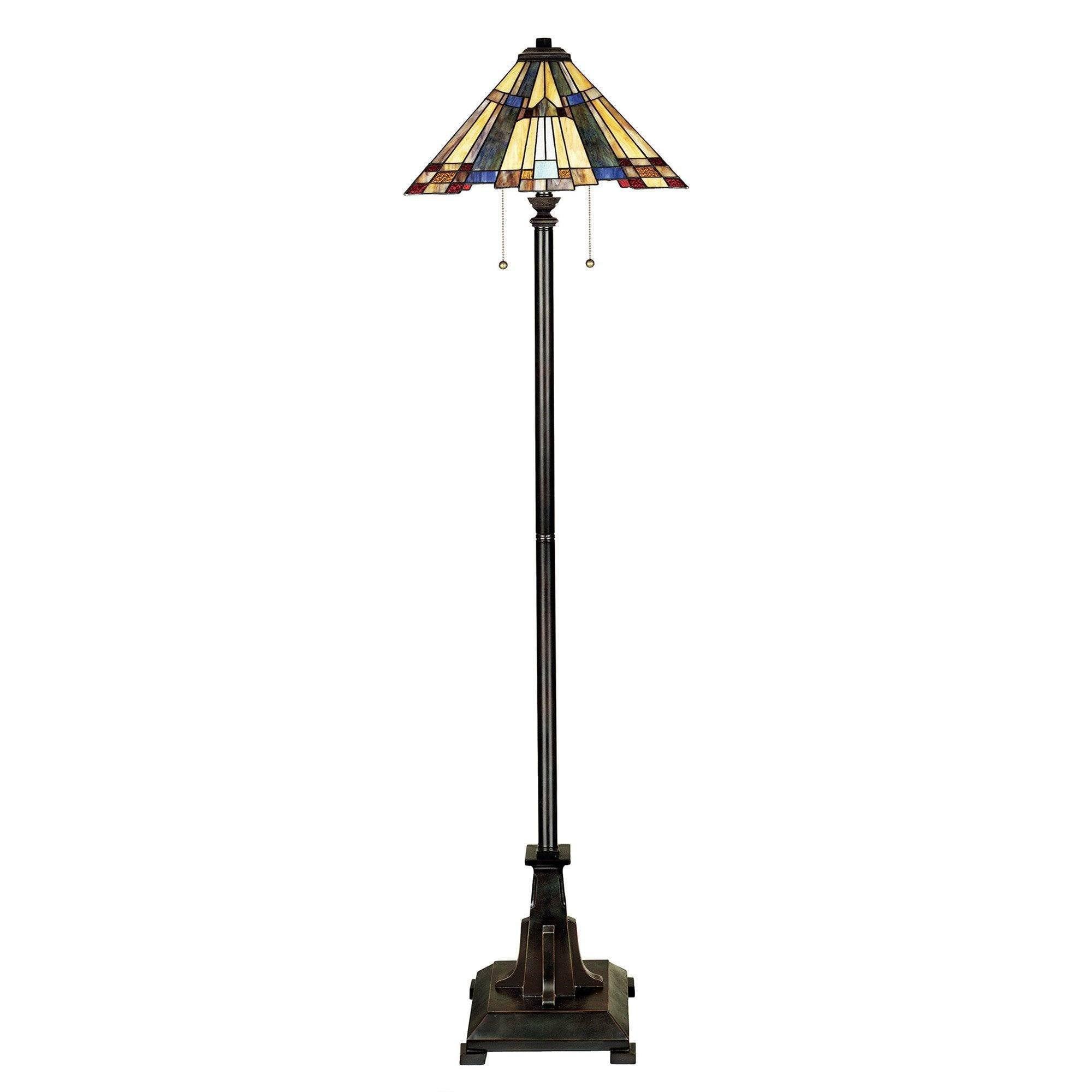 quoizel tiffany floor lamps