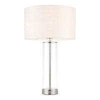 Vintage Stiffel Lamp Clear Glass Sphere Brass Table Lamp 6 x 6 x 29