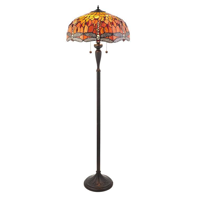 tiffany style dragonfly floor lamp