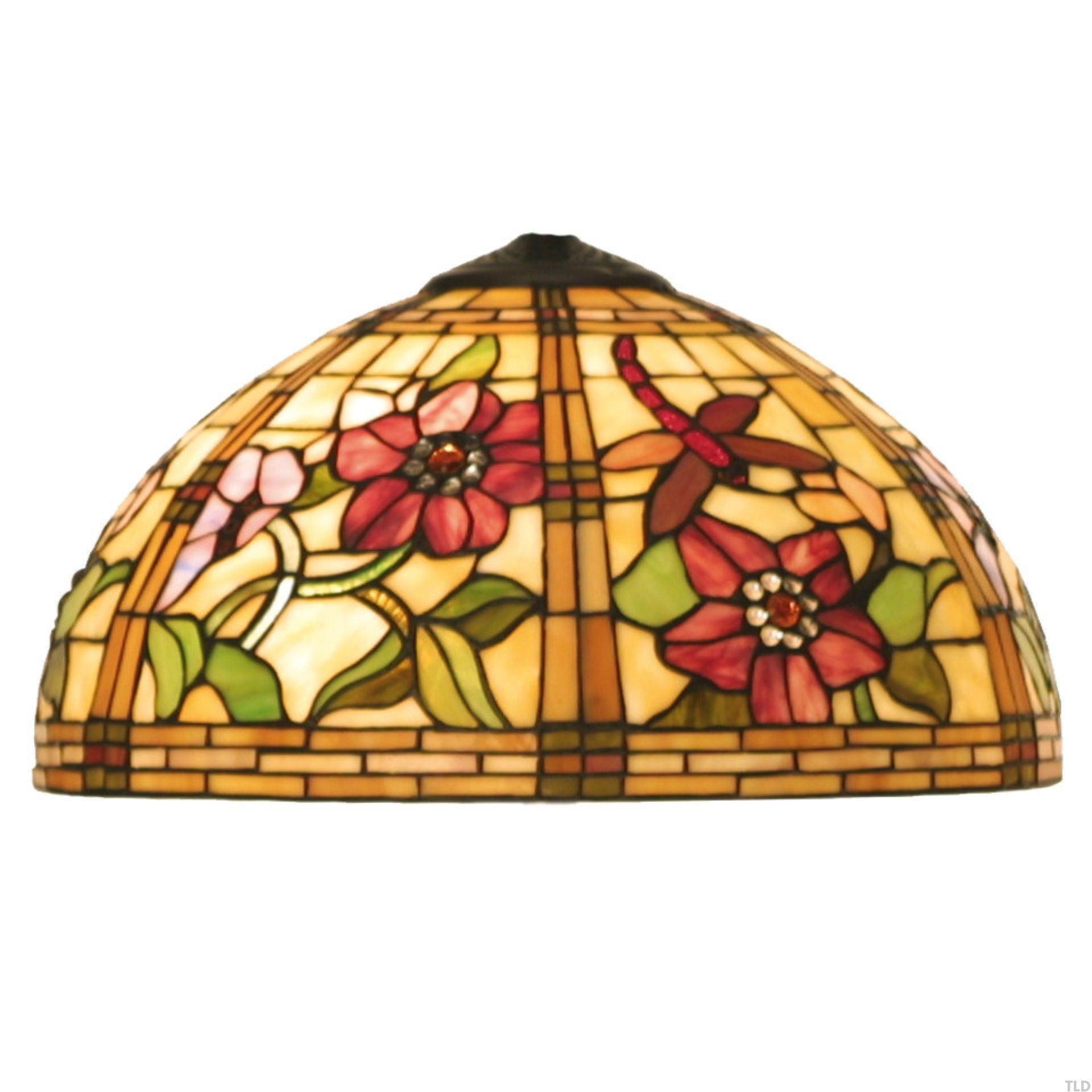 Tiffany Lamp Shades Stained Glass Lamp Shade Tiffany Lighting Direct ged Pink