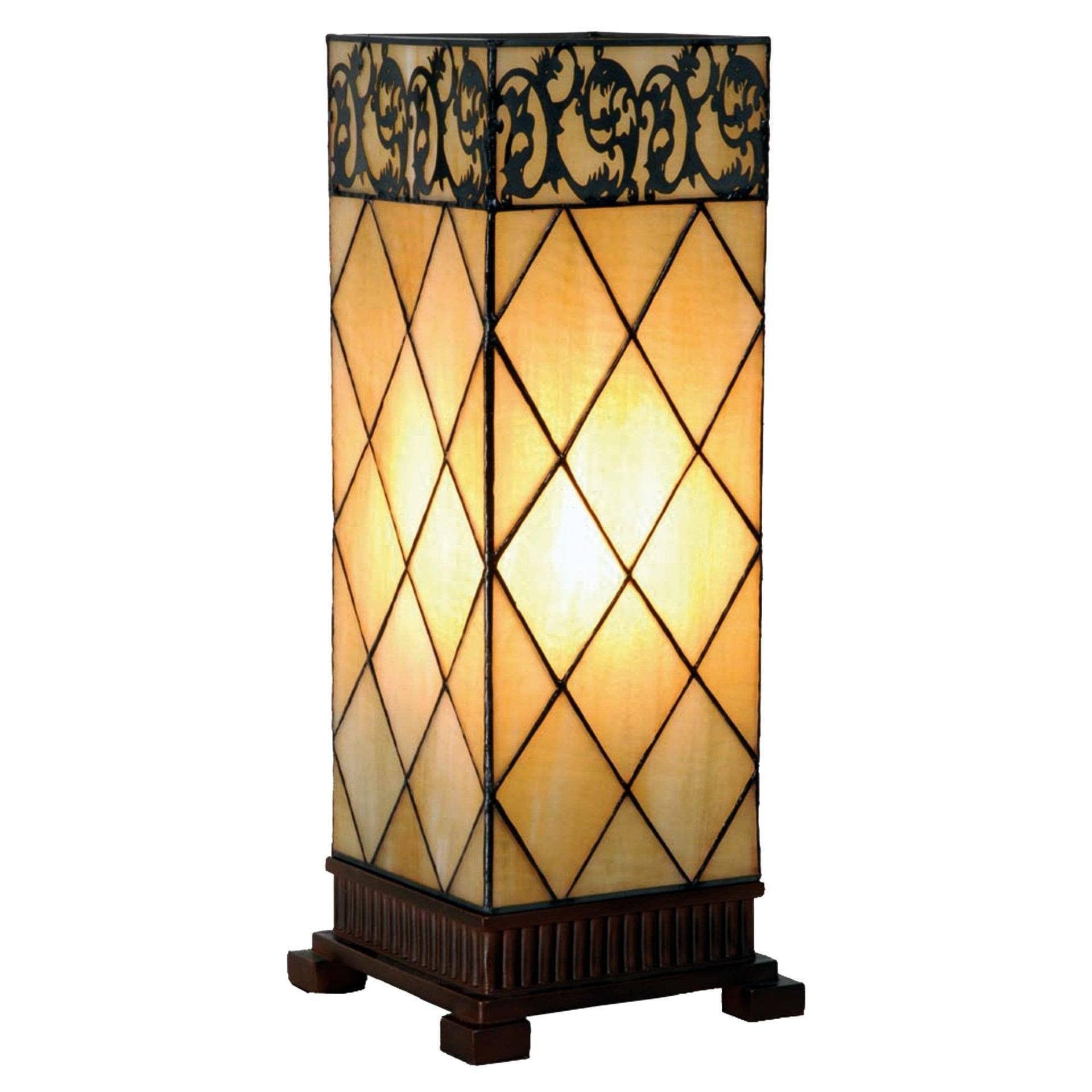 Cambridge Tiffany Large Square Table Lamp 5LL-1139– Tiffany Lighting Direct