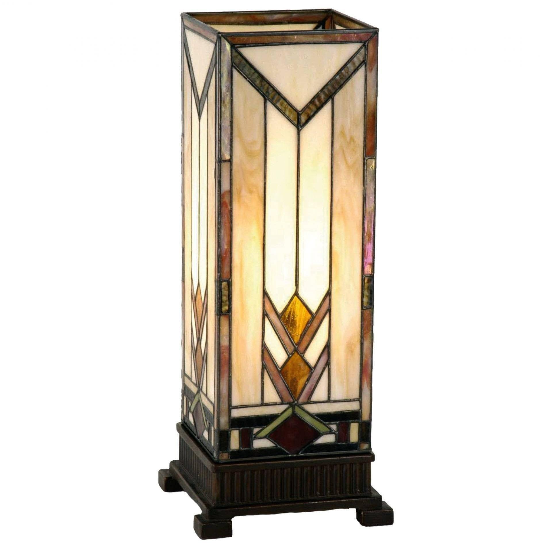 tiffany square table lamp