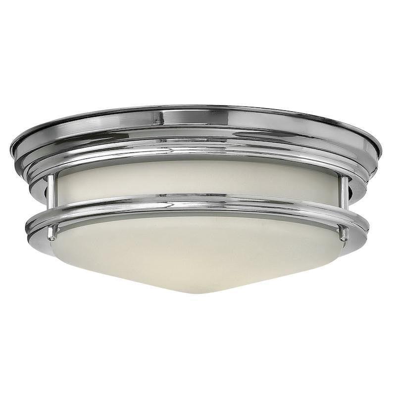 Hinkley Hadley Polished Chrome Finish Flush Bathroom Ceiling Light