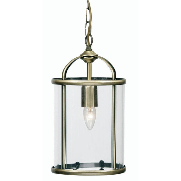 antique brass lantern light