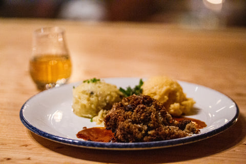 Haggis with Neeps and Tatties