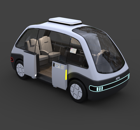 AFK Driverless Shuttle Car