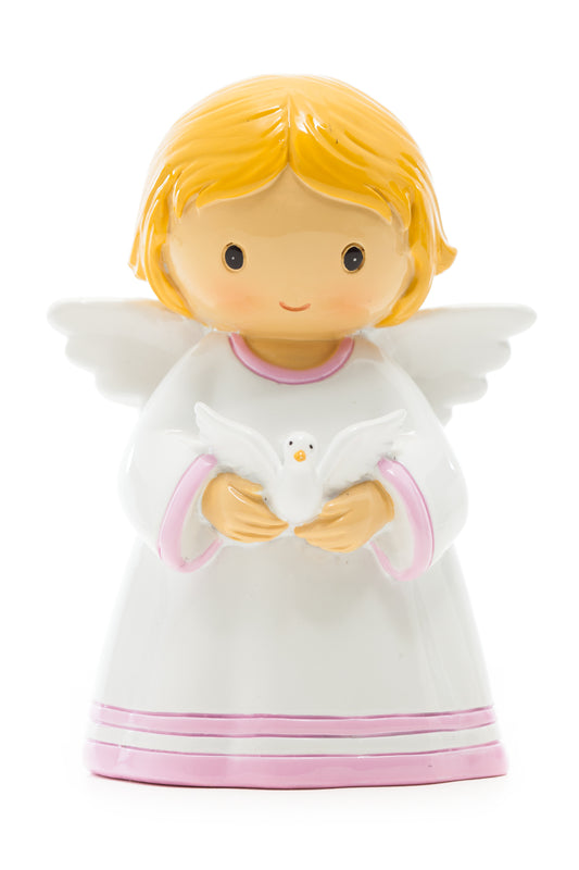 Baby Angel girl With Dove Statue (Little Drops)